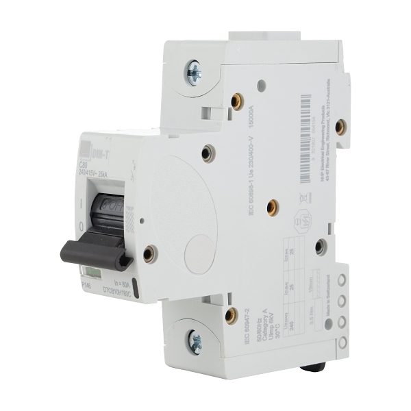 Nhp Din T Miniature Circuit Breaker H Pole A D Curve