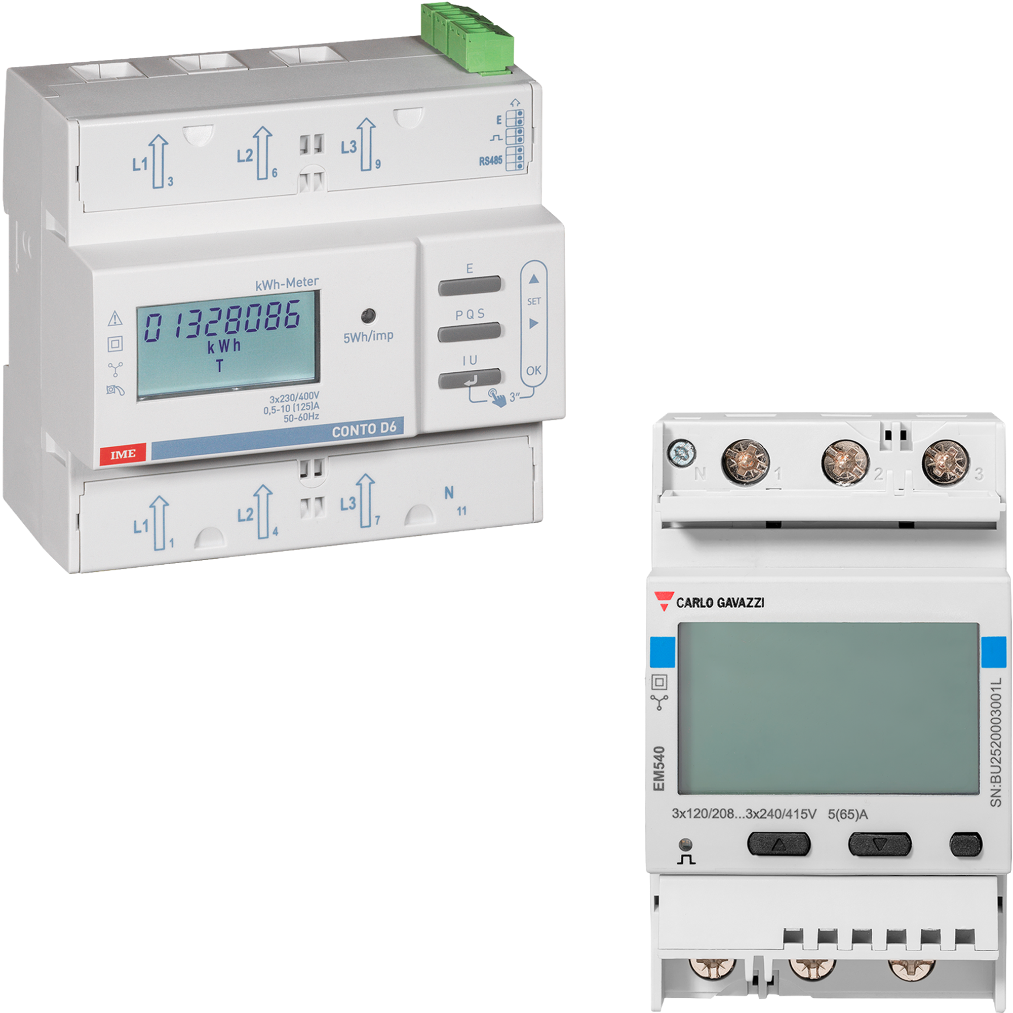 Direct Connect Three Phase Energy Meters