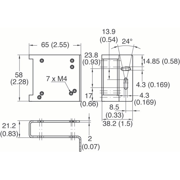 Allen-Bradley 45B Photoelectric Sensor Mounting Bracket Protect 45BPD ...